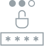 [アイコン]パスワードロックまでの回数表示が可能
